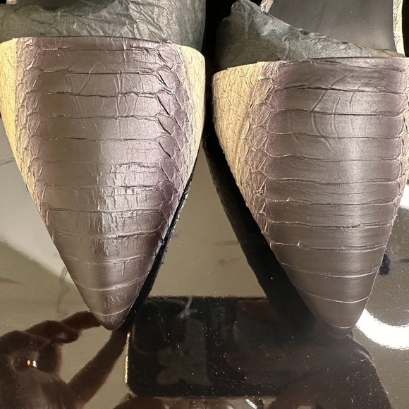 alexander Wang Lovisa Point toe snakeskin  pumps - Picture 4 of 6